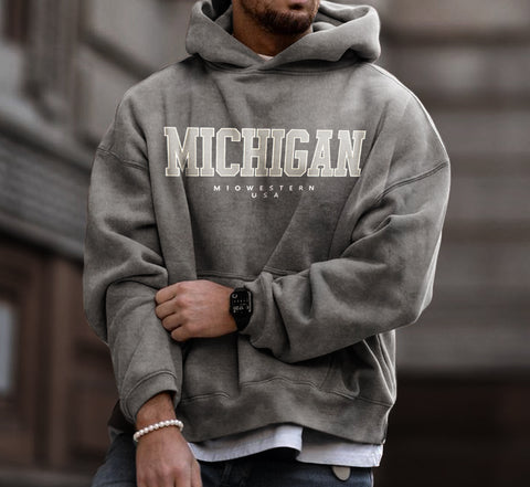 Casual Hooded Sweatshirt