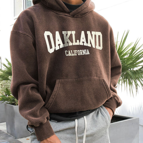 Casual Print Hoodie