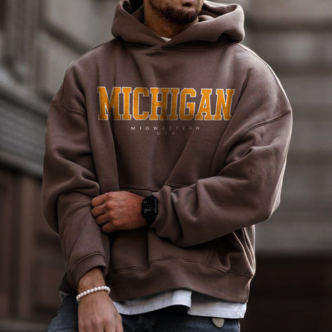 Casual Hooded Sweatshirt