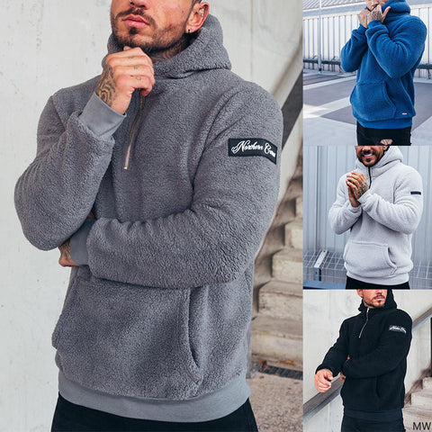 Plush Sports Daily Men's Jacket Sweater