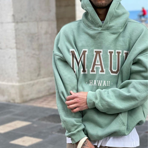 Letter Print Casual Hoodie