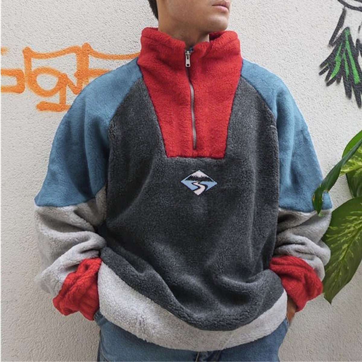 Patchwork Sweatshirt