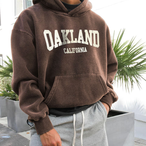 Casual Print Hoodie