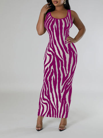 Printed Tank Dress
