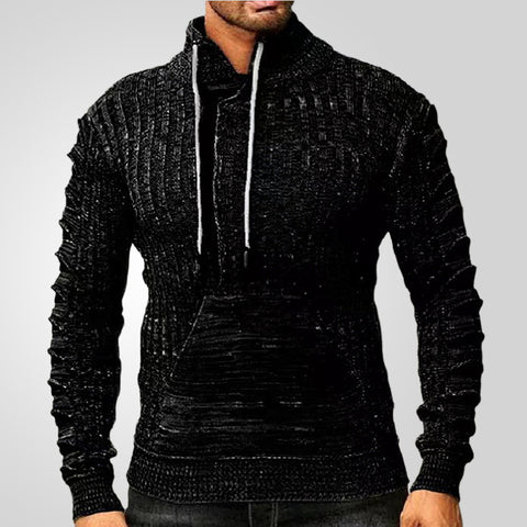 Stylish Long-sleeved Lapel Knitted Sweater, Loose Plus Size Sweater Jacket