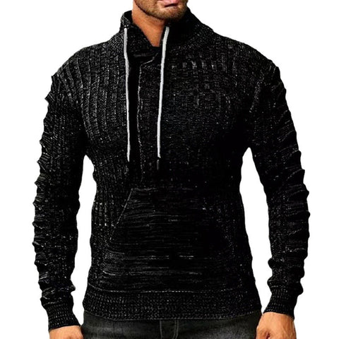 Stylish Long-sleeved Lapel Knitted Sweater, Loose Plus Size Sweater Jacket