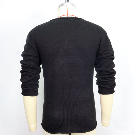 V-neck Woven Thin Bottoming Shirt