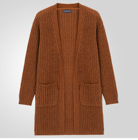 Men's Thick Needle Cardigan Sweater Jacket