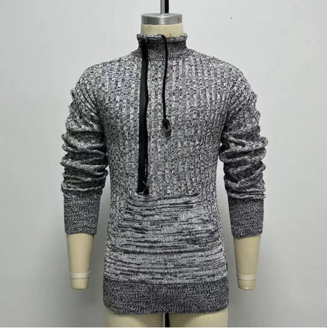 Stylish Long-sleeved Lapel Knitted Sweater, Loose Plus Size Sweater Jacket
