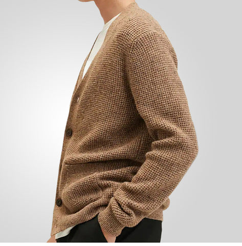 V-neck Thickened Cardigan Sweater