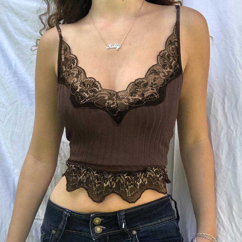 You Make It Lace Crop Tank