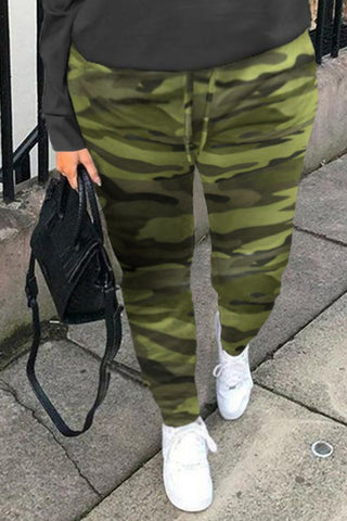 Free-shipping-online-clothing-pre-sale-plus-size-letter-print-top-camouflage-pants-two-pieces-set