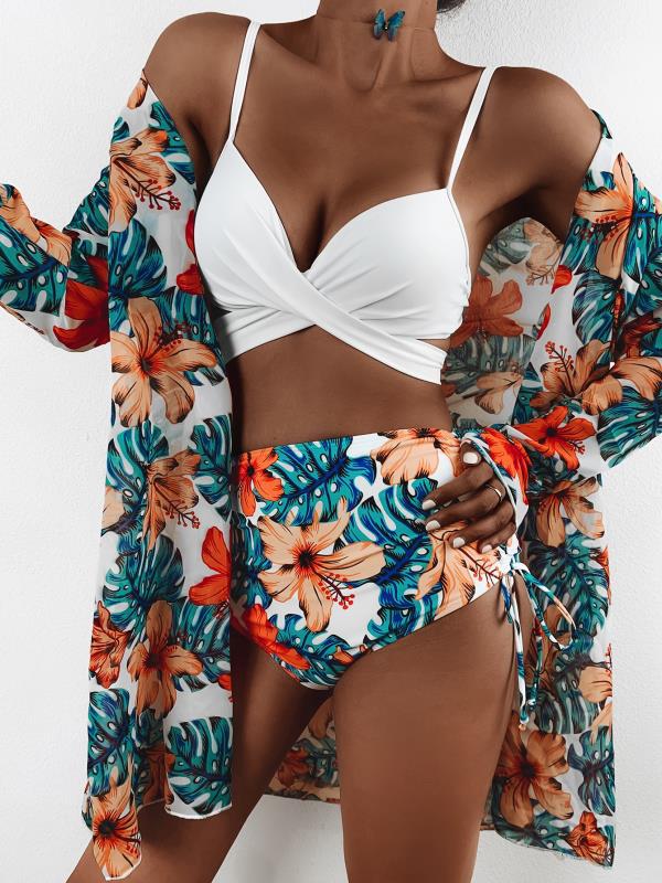 Boho Floral Bikini Set