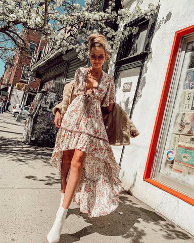 Boho Vibes High/Low Dress