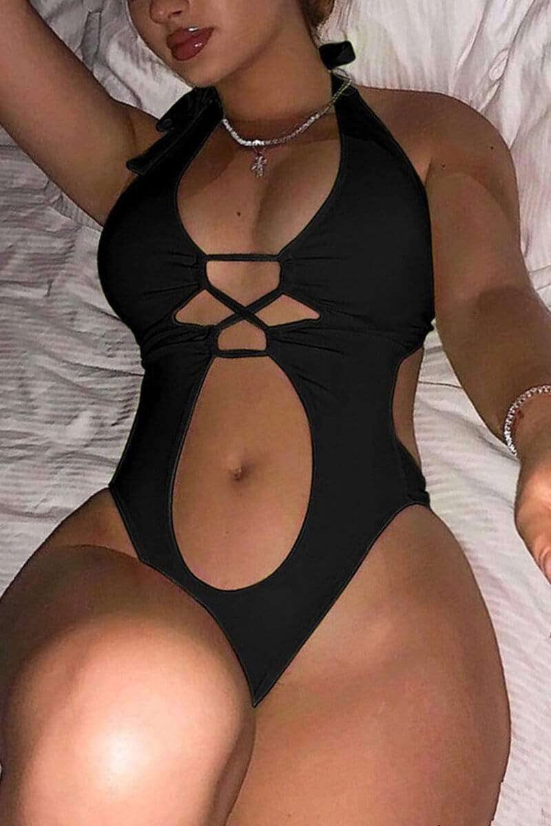 Sexy Fashion Cutout One-piece Swimsuit