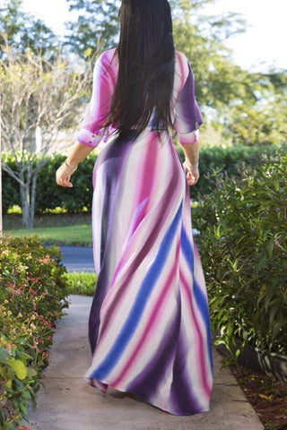 Printed Cardigan Dress