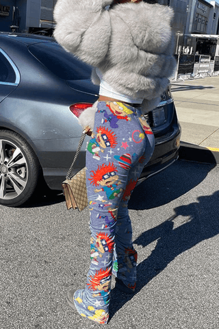 Fashion Casual Printed Sports Trousers