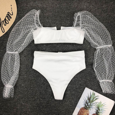 Breezy Beauty White Bikini Set