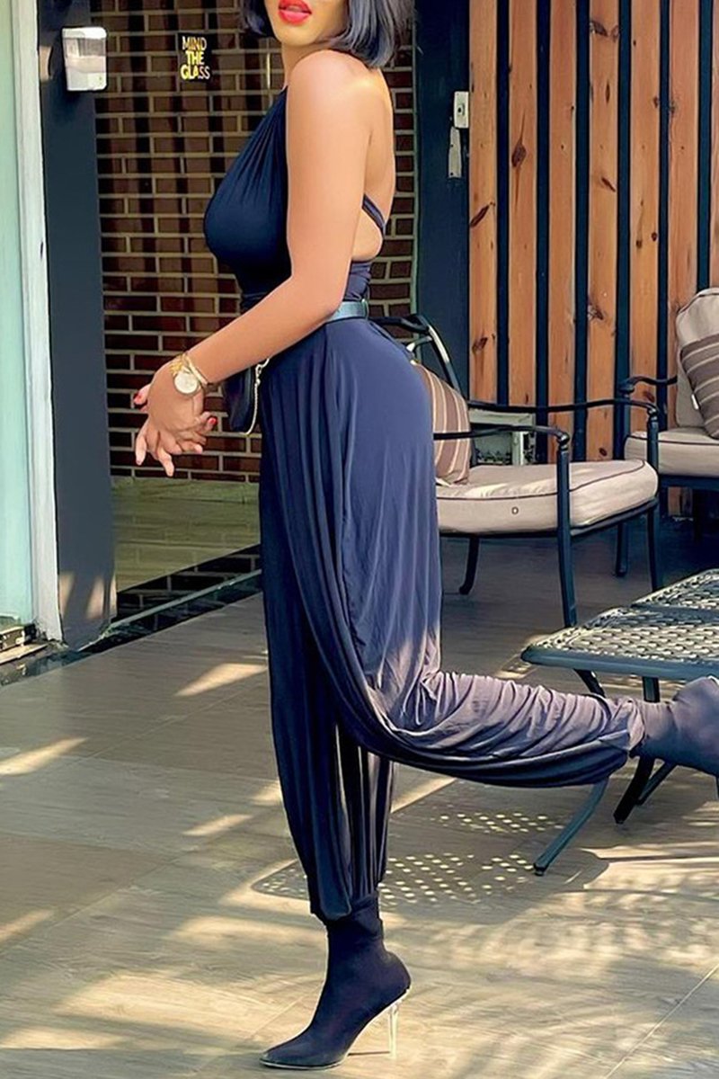 Rodress-freeshipping-open-back-bandage-v-neck-sleeveless-jumpsuit