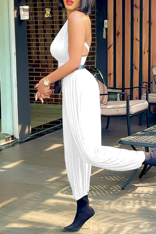 Rodress-freeshipping-open-back-bandage-v-neck-sleeveless-jumpsuit