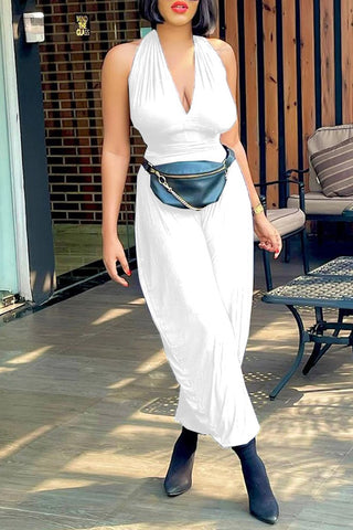 Rodress-freeshipping-open-back-bandage-v-neck-sleeveless-jumpsuit