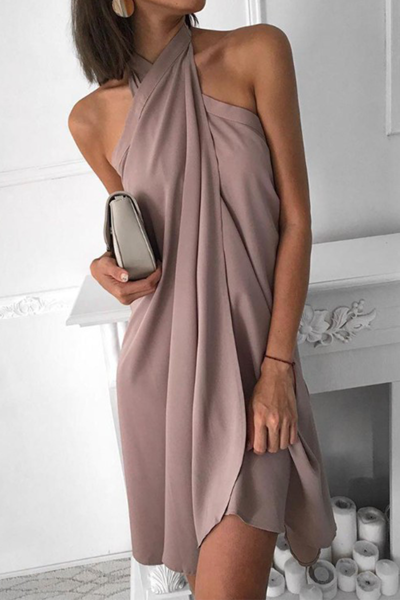 Rodress-fashion-elegant-solid-split-joint-halter-irregular-dress-dresses