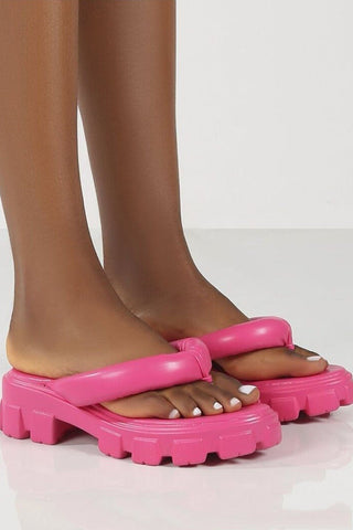 Casual Beach PU Leather Solid Slipper Shoes