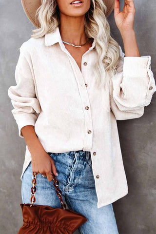 Solid Color Loose Pit Shirt Tops