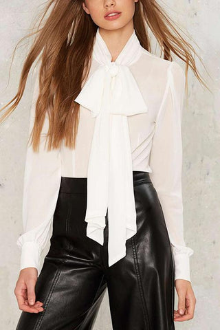 Chic Chic Tie Blouse