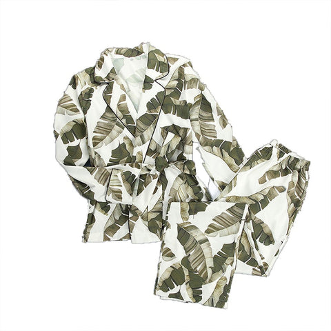 Breezy Leaves Pajama Set