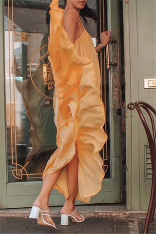 Online-clothing-casual-solid-backless-spaghetti-strap-loose-sling-dress-1