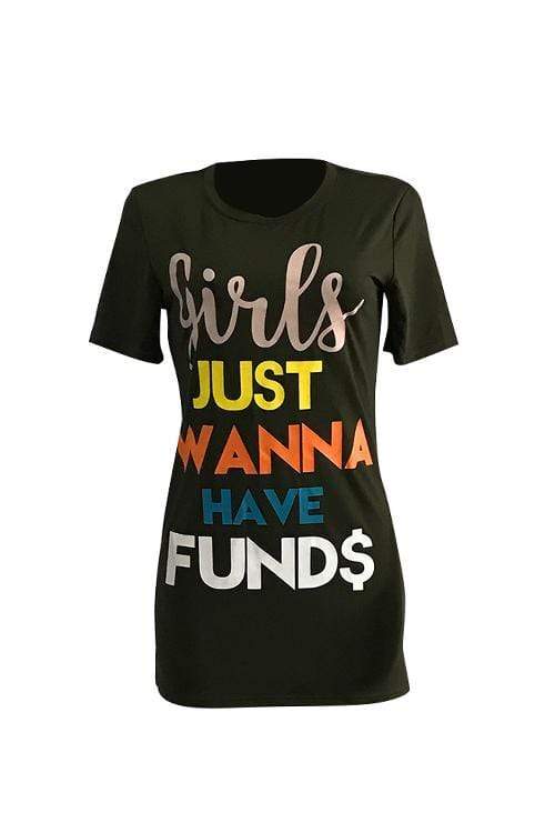 Casual  Letters Printed Mini Dress