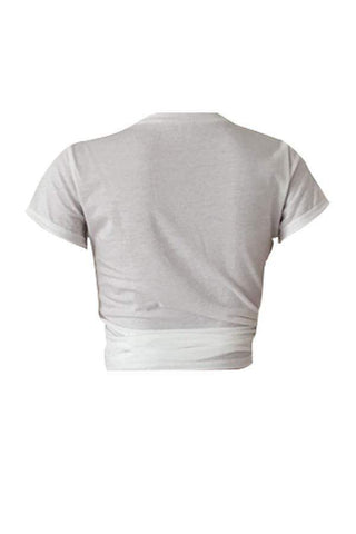 Casual Round Neck Cartoon Printed  T-shirt