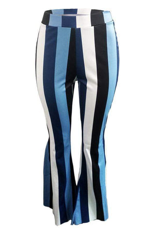 Euramerican Striped Wine Red Pants