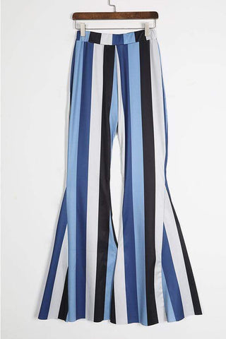 Euramerican Striped Wine Red Pants
