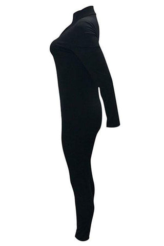 Trendy Zipper Design One-piece Jumpsuits