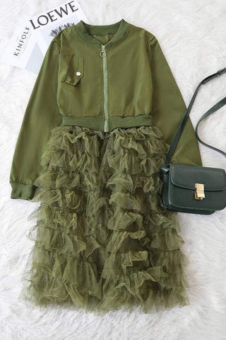 Fashionable Laciness  Long Coat