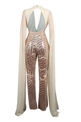Trendy Sequined One-piece Jumpsuit