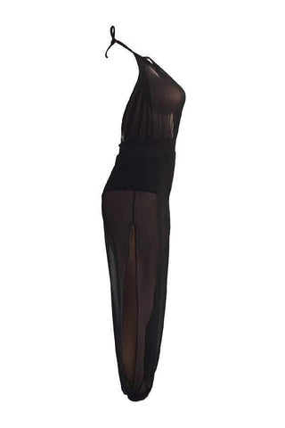 Sexy Patchwork One-piece Jumpsuit (Without  Bra)