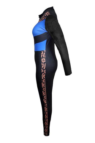 Trendy Patchwork One-piece Jumpsuit