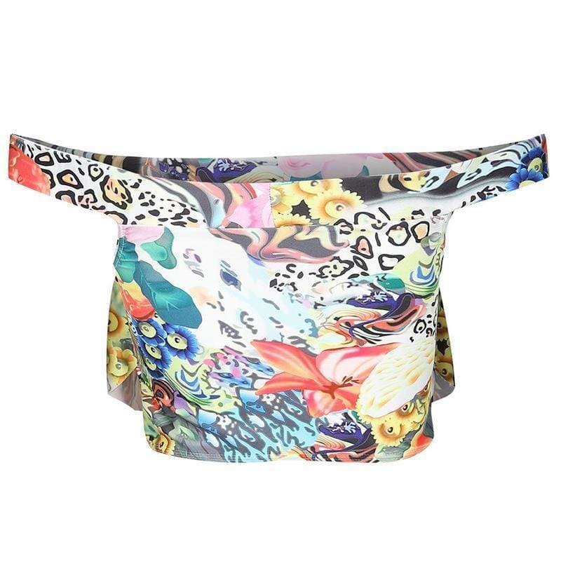 VogueRegion Chic Printed Bikinis Set - VogueRegion