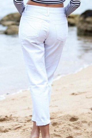 Stylish Broken Holes Jeans