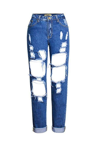 Stylish Broken Holes Jeans