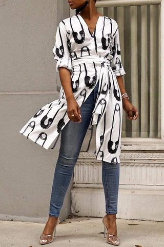 Casual Print Blouses