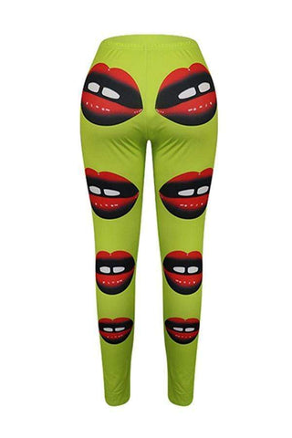 Lips Printed Pants