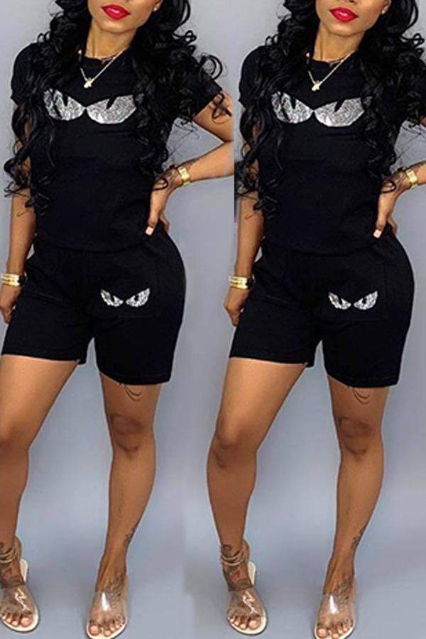 Leisure Printed Shorts Set