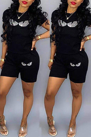 Leisure Printed Shorts Set