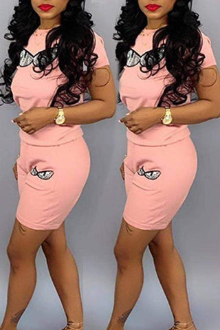 Leisure Printed Shorts Set
