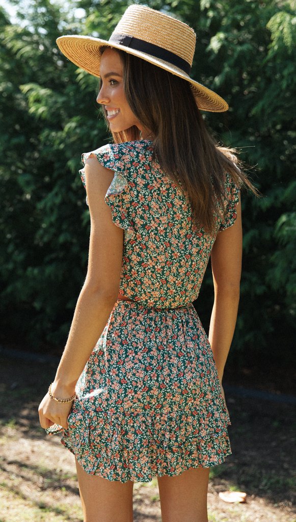 floral-knot-top-and-skirt-matching-sets