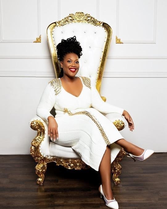 Online-clothing-plus-size-split-joint-long-sleeve-with-golden-chain-knit-sweater-midi-dress